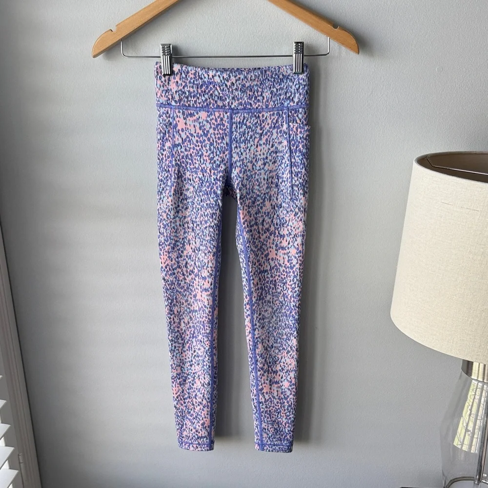 Athleta Girl High‎ Rise Girls Stash Speckle Leggings
